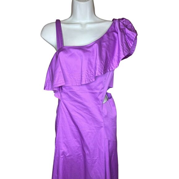 Veronica Beard Beilla Ruffled Sleeve MIDI Dress 8 - Picture 10 of 14